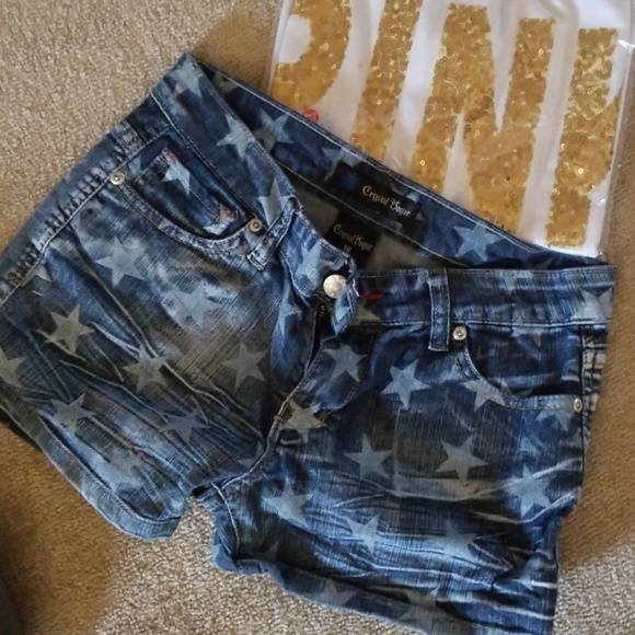 Size 16 blue/ stars shorts - Picture 2 of 4